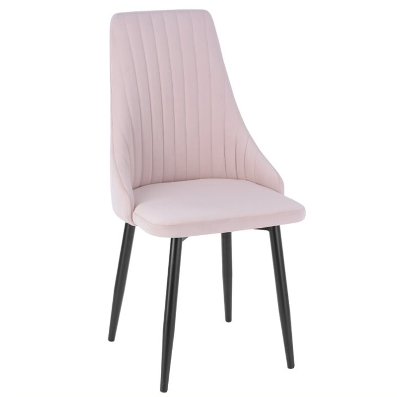 Стул Belina Chair Розовый пастельный Черный Стул Belina Chair Розовый пастельный Черный в Костроме | Loft Concept
