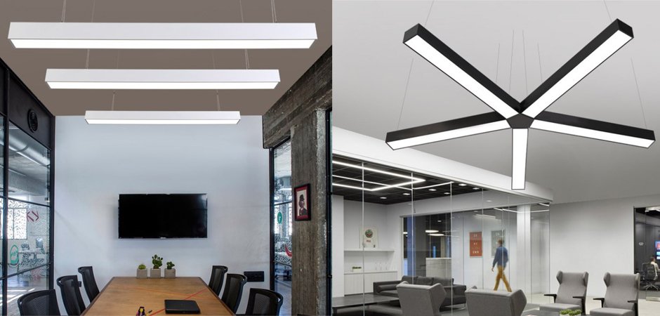 Люстра Led line pendant lamp Люстра Led line pendant lamp - Loft-Concept в Костроме
