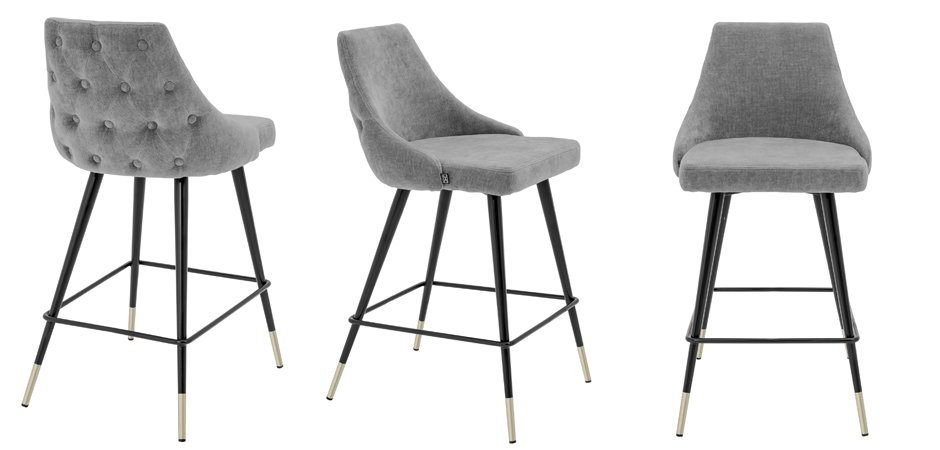 Полубарный стул Eichholtz Counter Stool Cedro Grey Полубарный стул Eichholtz Counter Stool Cedro Grey - Loft-Concept в Костроме