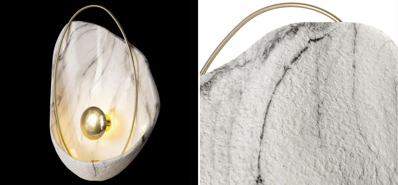 Бра Белая Жемчужина Ginger & Jagger Pearl WALL LAMP - фото