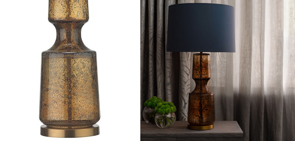 Настольная лампа Antero Amber Smoke Table Lamp Настольная лампа Antero Amber Smoke Table Lamp - Loft-Concept в Костроме