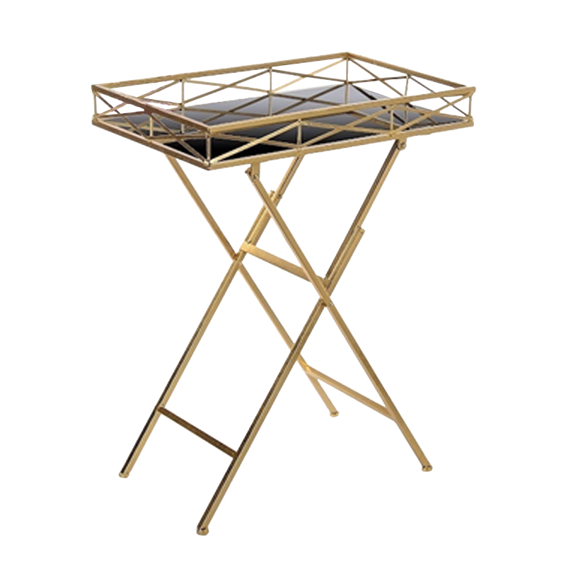 Приставной стол Splendor Gold Золотой Желтый Приставной стол Splendor Gold Золотой Желтый в Костроме | Loft Concept