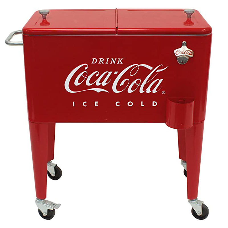Куллер Retro Metal Coca-Cola Cooler Red Красный (Red) Куллер Retro Metal Coca-Cola Cooler Red Красный (Red) в Костроме | Loft Concept
