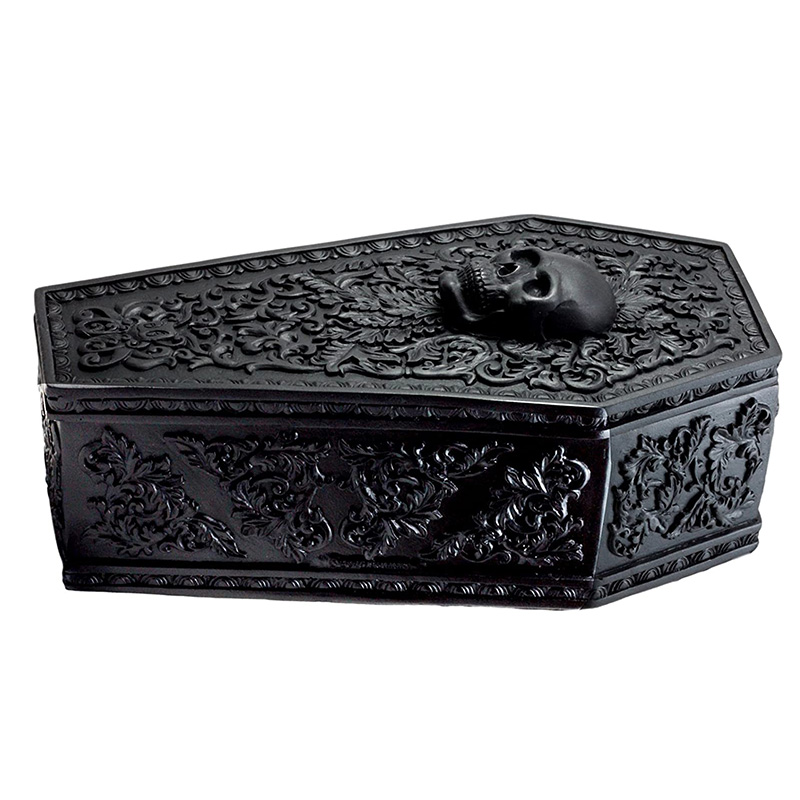 Шкатулка Gothic Coffin Черный Красный Шкатулка Gothic Coffin Черный Красный в Костроме | Loft Concept