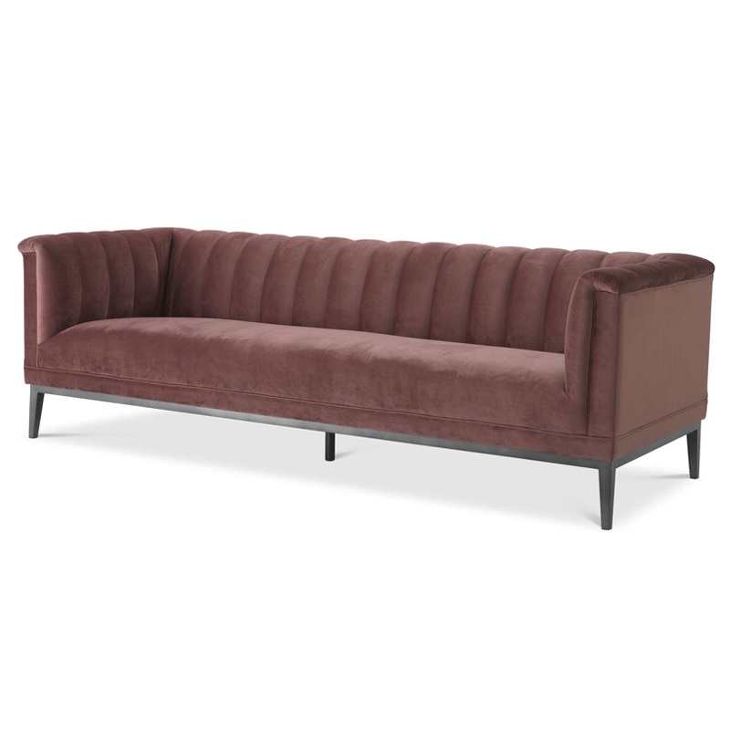 Диван Eichholtz Sofa Raffles rose Темная бронза Дымчатая Роза Диван Eichholtz Sofa Raffles rose Темная бронза Дымчатая Роза в Костроме | Loft Concept