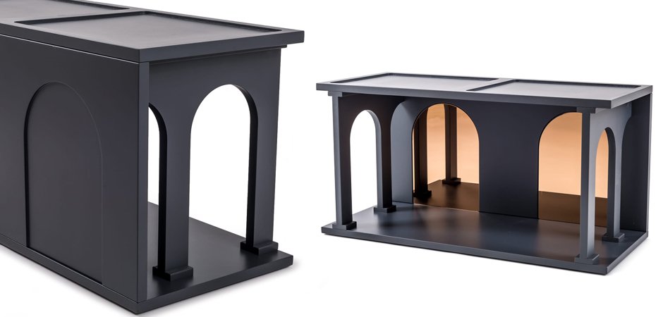 Полка Seletti Renaissance Double Anthracite - фото №3