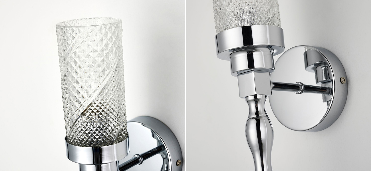 Бра цвета хром Balusters - фото