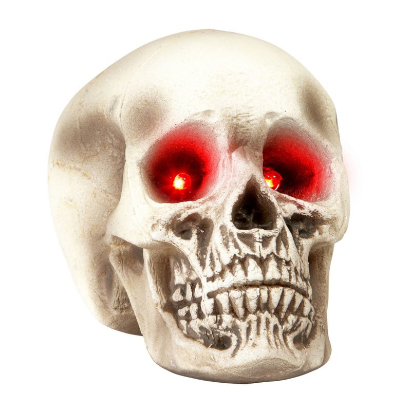 Аксессуар HALLOWEEN Skull Red Eyes Серый Аксессуар HALLOWEEN Skull Red Eyes Серый в Костроме | Loft Concept