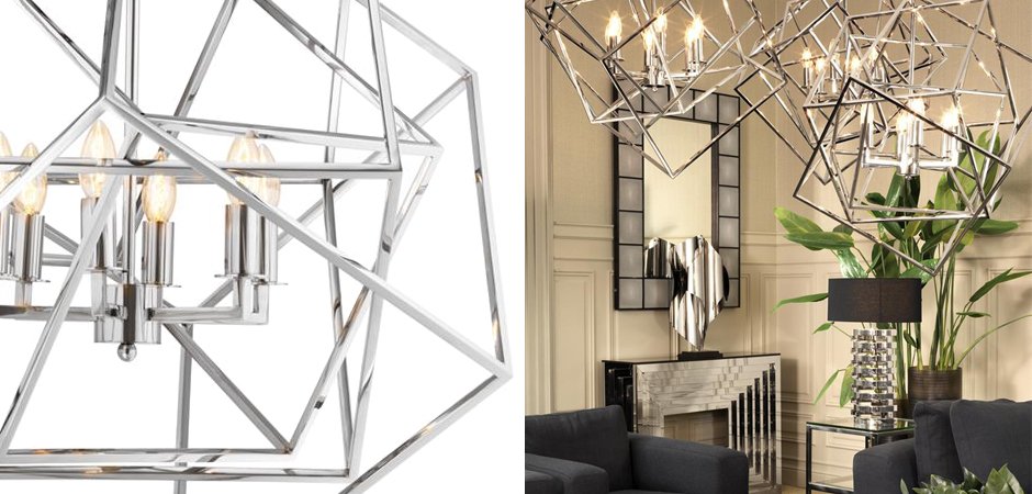 Eichholtz Lantern Matrix Nickel Eichholtz Lantern Matrix Nickel - Loft-Concept в Костроме