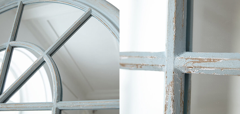 Зеркало Window Blue Patina Mirror Зеркало Window Blue Patina Mirror - Loft-Concept в Костроме