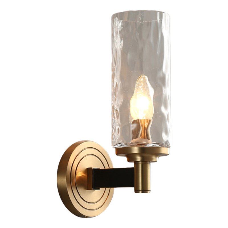 Бра LIAISON black and brass wall lamp Черный Латунь Прозрачное Стекло Бра LIAISON black and brass wall lamp Черный Латунь Прозрачное Стекло в Костроме | Loft Concept