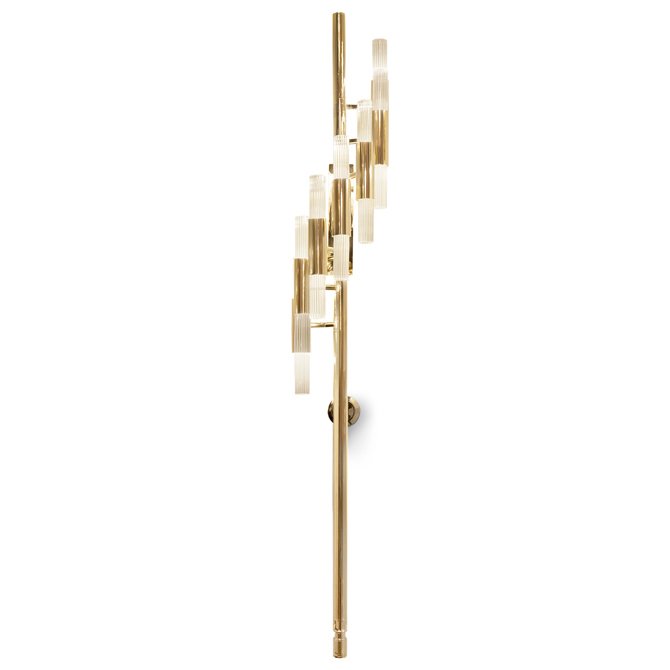 Бра WATERFALL TORCH WALL Золотой Прозрачный Бра WATERFALL TORCH WALL Золотой Прозрачный в Костроме | Loft Concept