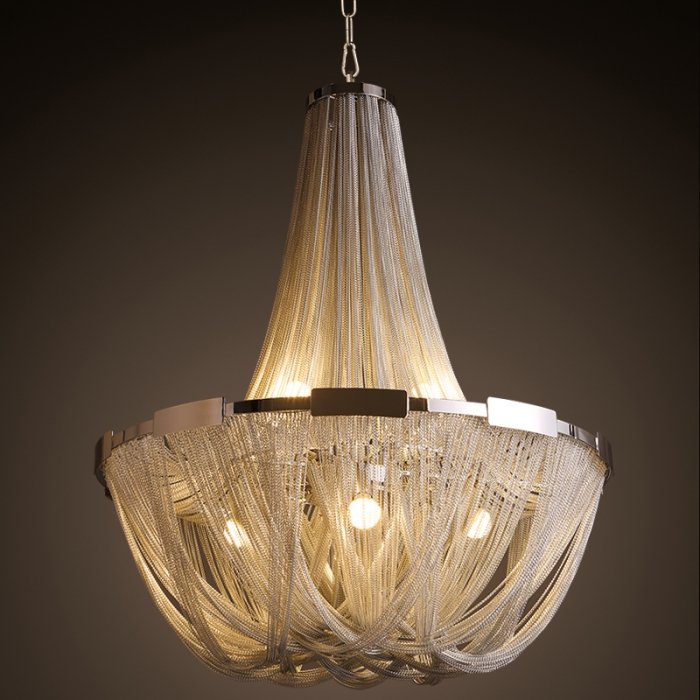 Люстра Soscik Golden Chain Chandelier Золотой Люстра Soscik Golden Chain Chandelier Золотой в Костроме | Loft Concept