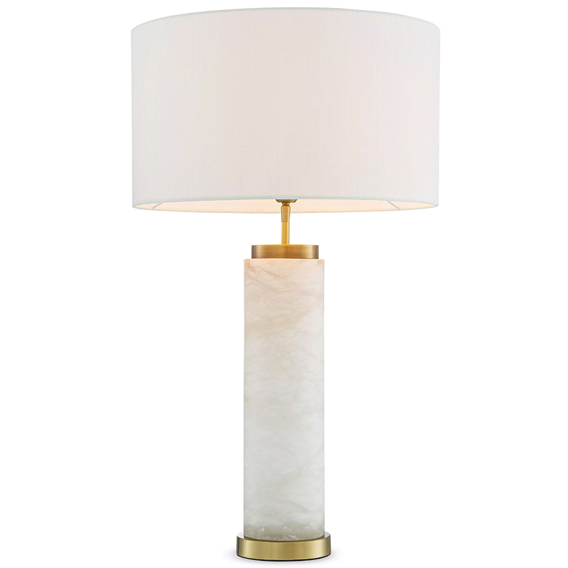 Настольная лампа Eichholtz Table Lamp Lxry Alabaster Белый Латунь Кремовый Настольная лампа Eichholtz Table Lamp Lxry Alabaster Белый Латунь Кремовый в Костроме | Loft Concept
