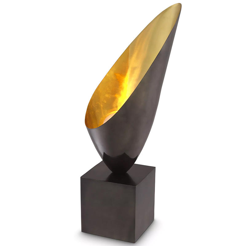 Настольная лампа Eichholtz Table Lamp Grotto Черный Золотой Настольная лампа Eichholtz Table Lamp Grotto Черный Золотой в Костроме | Loft Concept