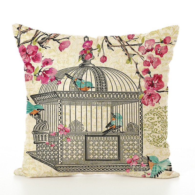 Декоративная подушка Bird Cage Мульти Декоративная подушка Bird Cage Мульти в Костроме | Loft Concept