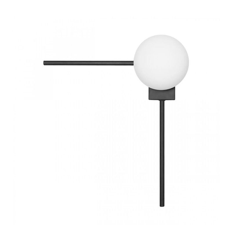 Бра Direct Rays Black 32 см Белый Черный Бра Direct Rays Black 32 см Белый Черный в Костроме | Loft Concept