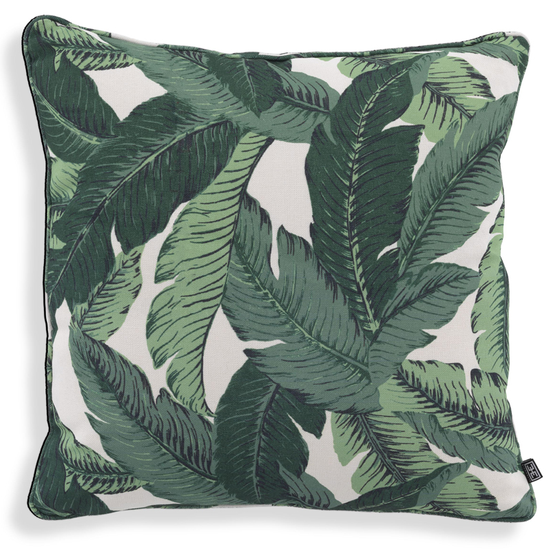 Подушка Eichholtz Pillow Mustique L Белый Зеленый Подушка Eichholtz Pillow Mustique L Белый Зеленый в Костроме | Loft Concept