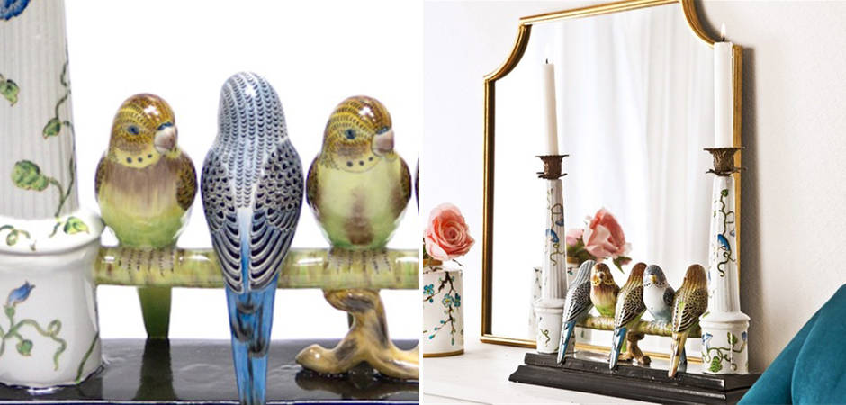 Двойной подсвечник Five Budgies Двойной подсвечник Five Budgies - Loft-Concept в Костроме