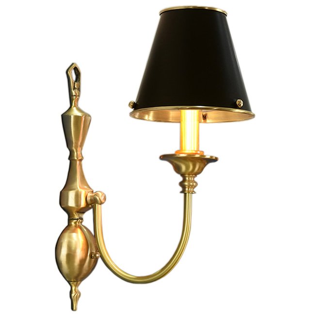 Бра Classic Monograms One Черный Латунь Бра Classic Monograms One Черный Латунь в Костроме | Loft Concept