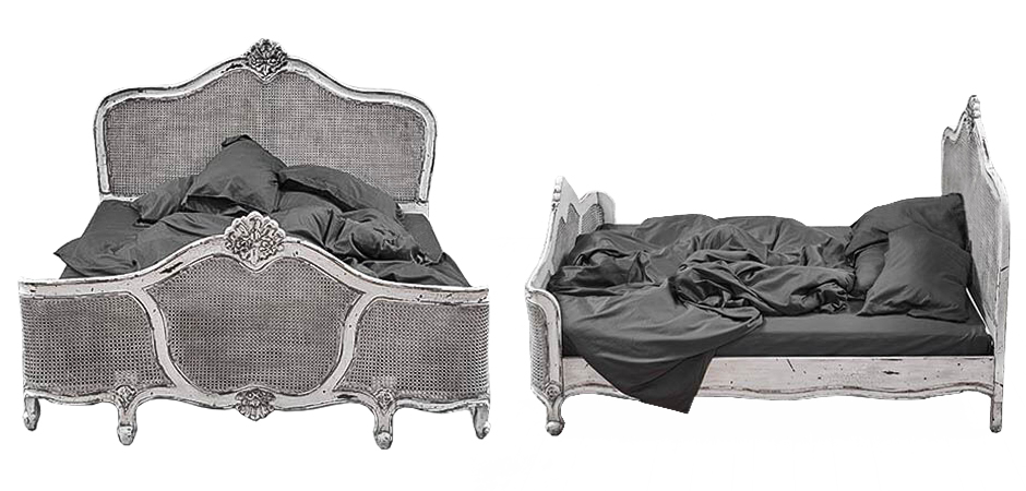 Кровать Wicker Bed White Кровать Wicker Bed White - Loft-Concept в Костроме