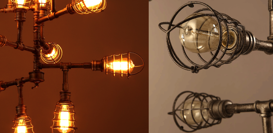 Люстра Loft Industrial Sputnik 12 Retro Люстра Loft Industrial Sputnik 12 Retro - Loft-Concept в Костроме