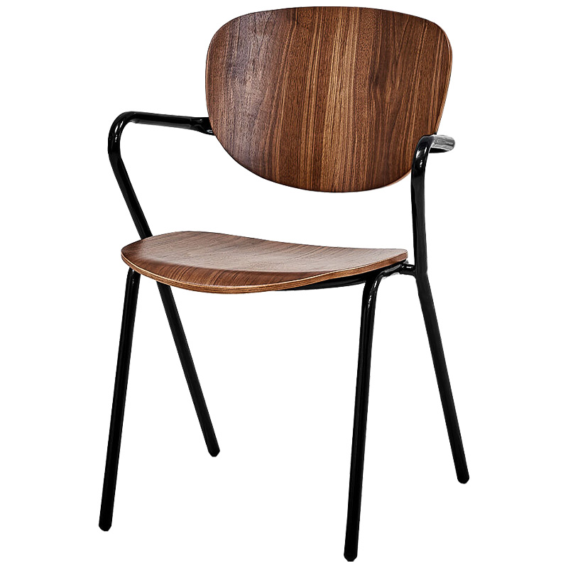 Стул Atol Loft Stool Черный Коричневый Стул Atol Loft Stool Черный Коричневый в Костроме | Loft Concept