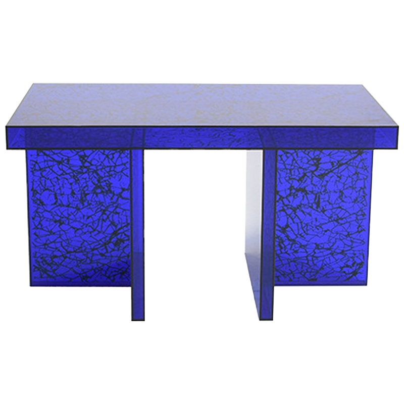 Кофейный стол Acrylic Blue Gerald Coffee Table Синий Черный Кофейный стол Acrylic Blue Gerald Coffee Table Синий Черный в Костроме | Loft Concept