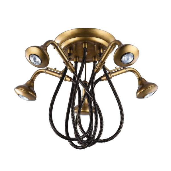 Потолочный светильник Octopus Hose Pendant Потолочный светильник Octopus Hose Pendant в Костроме | Loft Concept