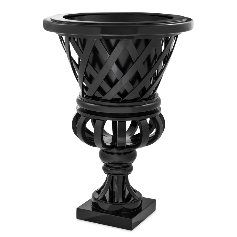 Ваза Eichholtz Planter Cypress Gardens Черный Ваза Eichholtz Planter Cypress Gardens Черный в Костроме | Loft Concept