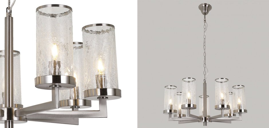 Люстра LIAISON ONE-TIER Chandelier 7 Silver Люстра LIAISON ONE-TIER Chandelier 7 Silver - Loft-Concept в Костроме