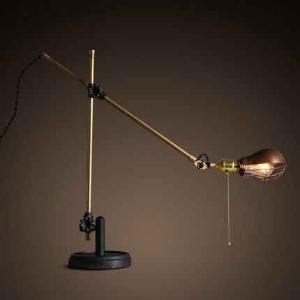 Настольный светильник Steampunk Extension Pole Table 2 Черный Латунь Настольный светильник Steampunk Extension Pole Table 2 Черный Латунь в Костроме | Loft Concept