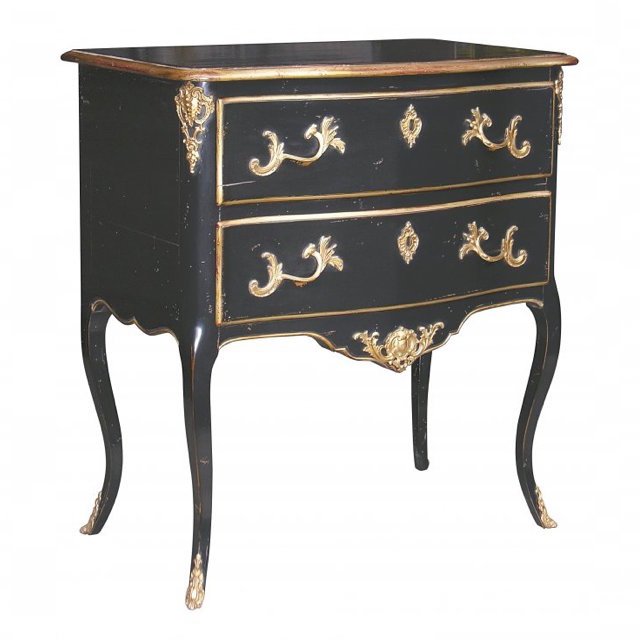Комод L.XV CHEST OF DRAWERS black Бронза Черный Комод L.XV CHEST OF DRAWERS black Бронза Черный в Костроме | Loft Concept