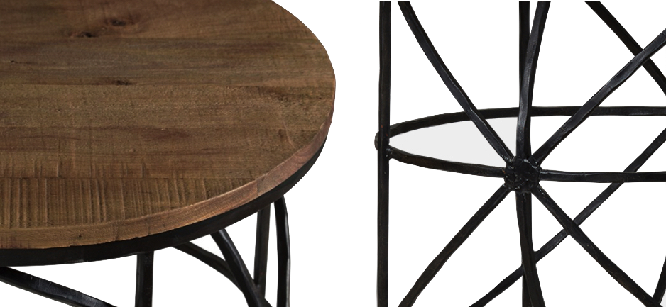 Журнальный стол Industrial Rust Round Sphero Table Журнальный стол Industrial Rust Round Sphero Table - Loft-Concept в Костроме