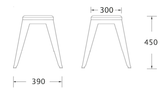 Кухонный стул Tolix Wood Seat Stool Кухонный стул Tolix Wood Seat Stool в Костроме