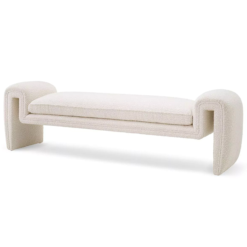 Банкетка Eichholtz Bench Tondo L Белый Банкетка Eichholtz Bench Tondo L Белый в Костроме | Loft Concept