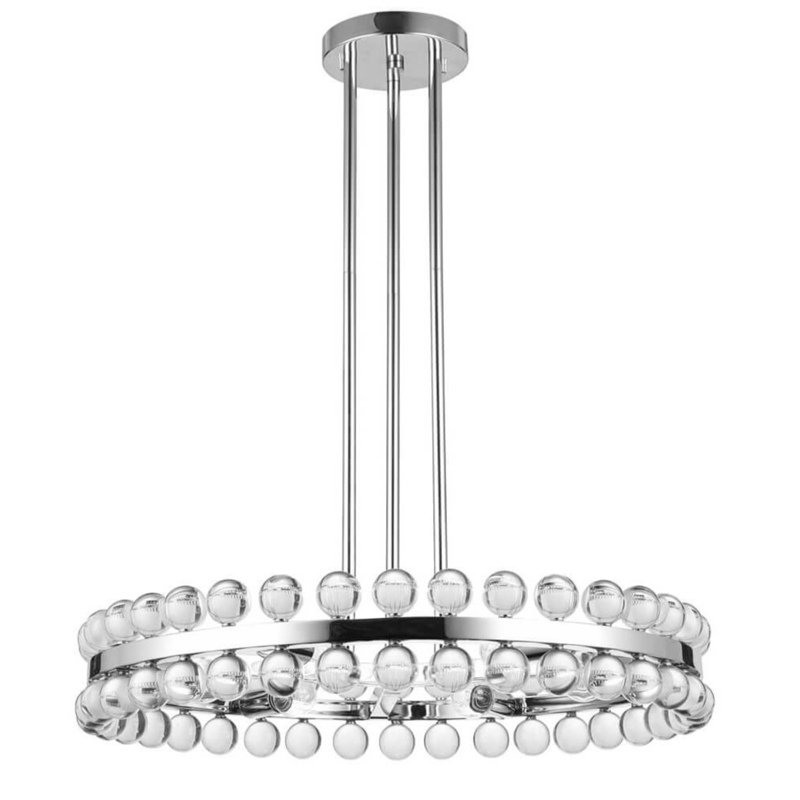 Sacramento Transparent Balls One Circle Chandelier Хром Прозрачный Sacramento Transparent Balls One Circle Chandelier Хром Прозрачный в Костроме | Loft Concept