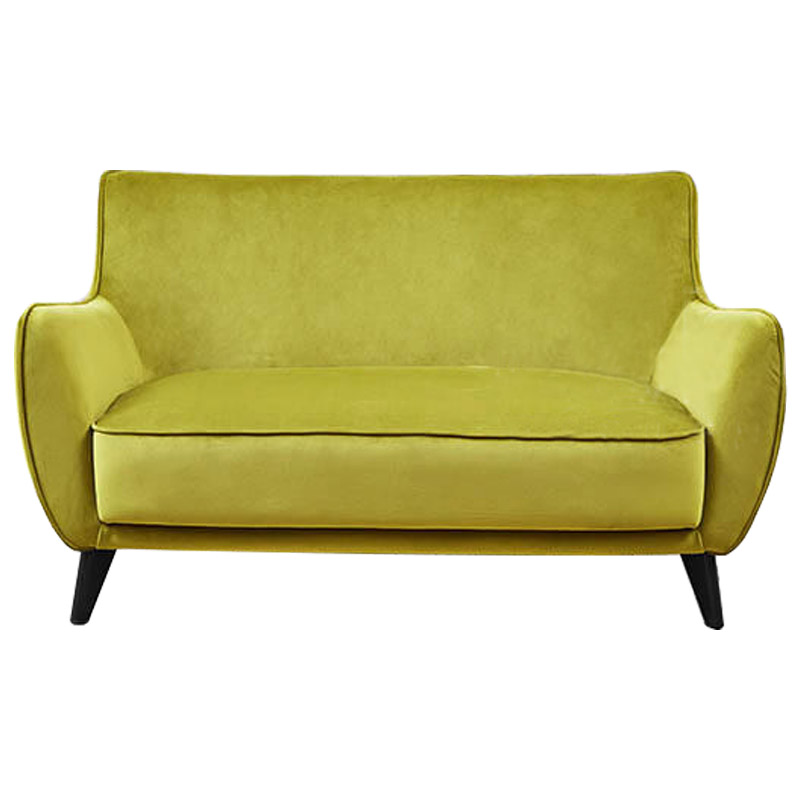 Диван Light Green Softness Sofa Салатовый Черный Диван Light Green Softness Sofa Салатовый Черный в Костроме | Loft Concept