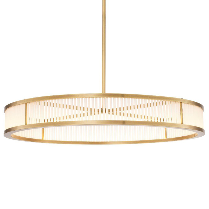 Люстра Eichholtz Chandelier Thibaud L Brass Латунь Античная полированная Белое матовое стекло Люстра Eichholtz Chandelier Thibaud L Brass Латунь Античная полированная Белое матовое стекло в Костроме | Loft Concept