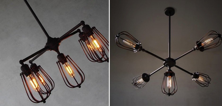 Люстра Loft Marconi Cage Light Люстра Loft Marconi Cage Light - Loft-Concept в Костроме