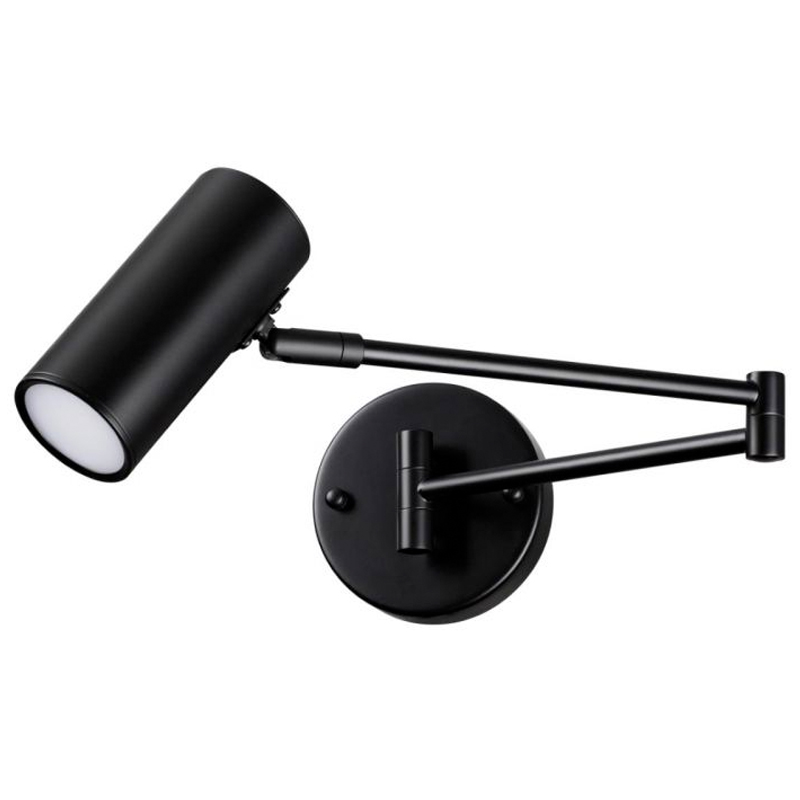 Черное бра поворотное Trumpet Wall Lamp Черный Черное бра поворотное Trumpet Wall Lamp Черный в Костроме | Loft Concept