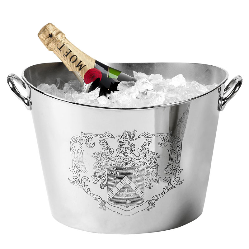 Ведерко для шампанского Eichholtz CHAMPAGNE COOLER MAGGIA Никель Ведерко для шампанского Eichholtz CHAMPAGNE COOLER MAGGIA Никель в Костроме | Loft Concept