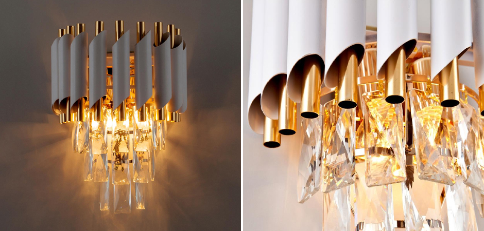 Каскадное бра Empire Crystal Gold Каскадное бра Empire Crystal Gold - Loft-Concept в Костроме