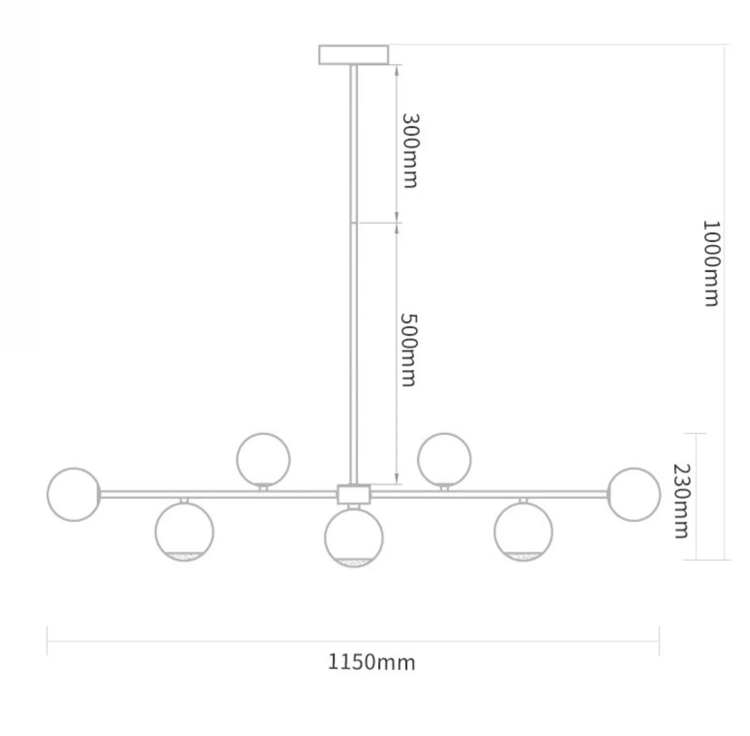 Линейная люстра Theo Metal Wooden Linear Chandelier Линейная люстра Theo Metal Wooden Linear Chandelier в Костроме