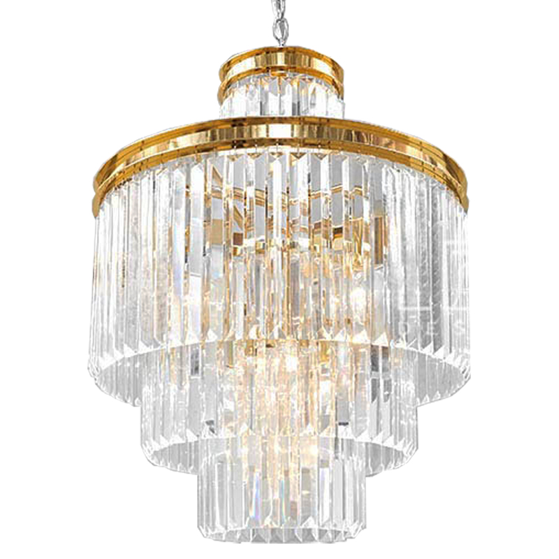 Люстра RH Odeon Chandelier Four Gold 50 Прозрачное Стекло Золотой Люстра RH Odeon Chandelier Four Gold 50 Прозрачное Стекло Золотой в Костроме | Loft Concept