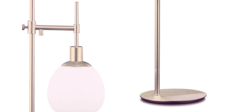 Настольная лампа Tiepolo Ball Table lamp nickel Настольная лампа Tiepolo Ball Table lamp nickel - Loft-Concept в Костроме