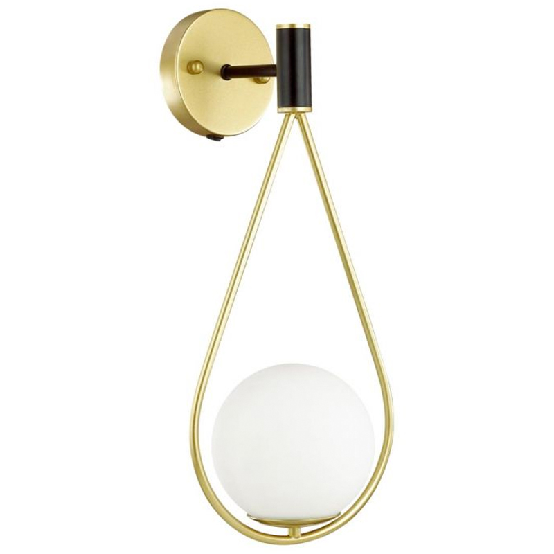 Бра B.LUX C Ball gold 22 Золотой Черный Белый Бра B.LUX C Ball gold 22 Золотой Черный Белый в Костроме | Loft Concept