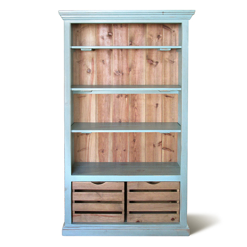 Стеллаж Villum Provence Rack Бирюзовый Стеллаж Villum Provence Rack Бирюзовый в Костроме | Loft Concept