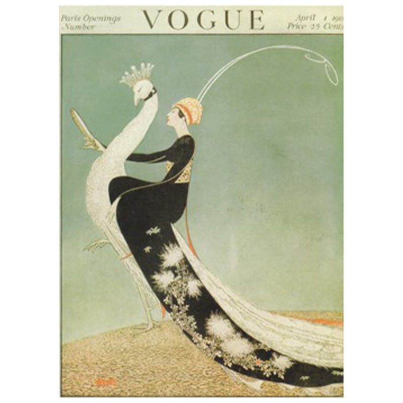 Постер Vogue Cover 1918 April Постер Vogue Cover 1918 April в Костроме | Loft Concept