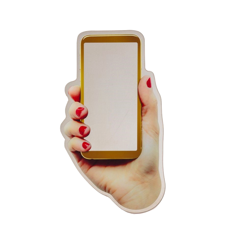 Зеркало Seletti Selfie Золотой Зеркало Seletti Selfie Золотой в Костроме | Loft Concept